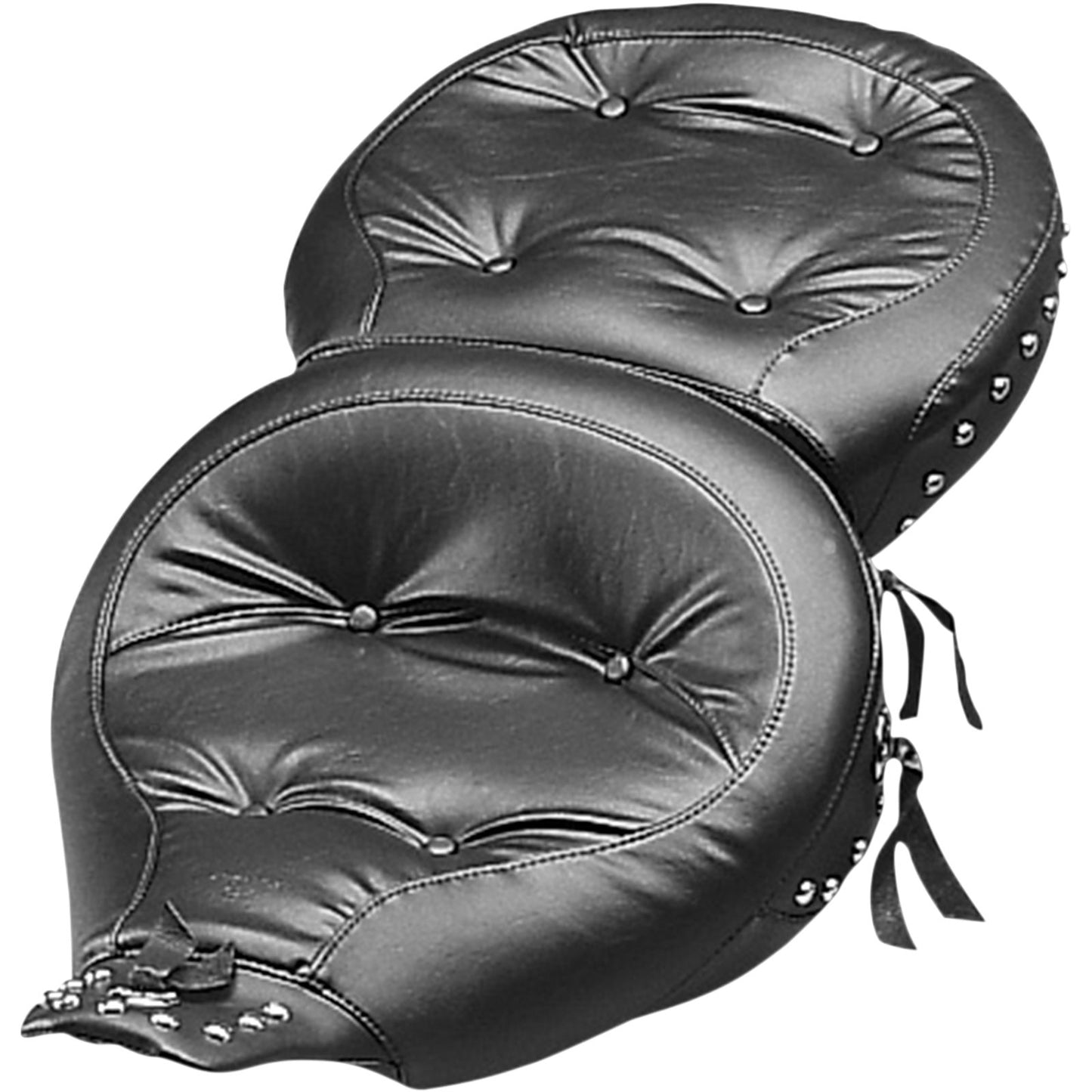 Mustang Motorcycle Products Wide Studded Touring Seat - FLT '91-'96 75555_448235