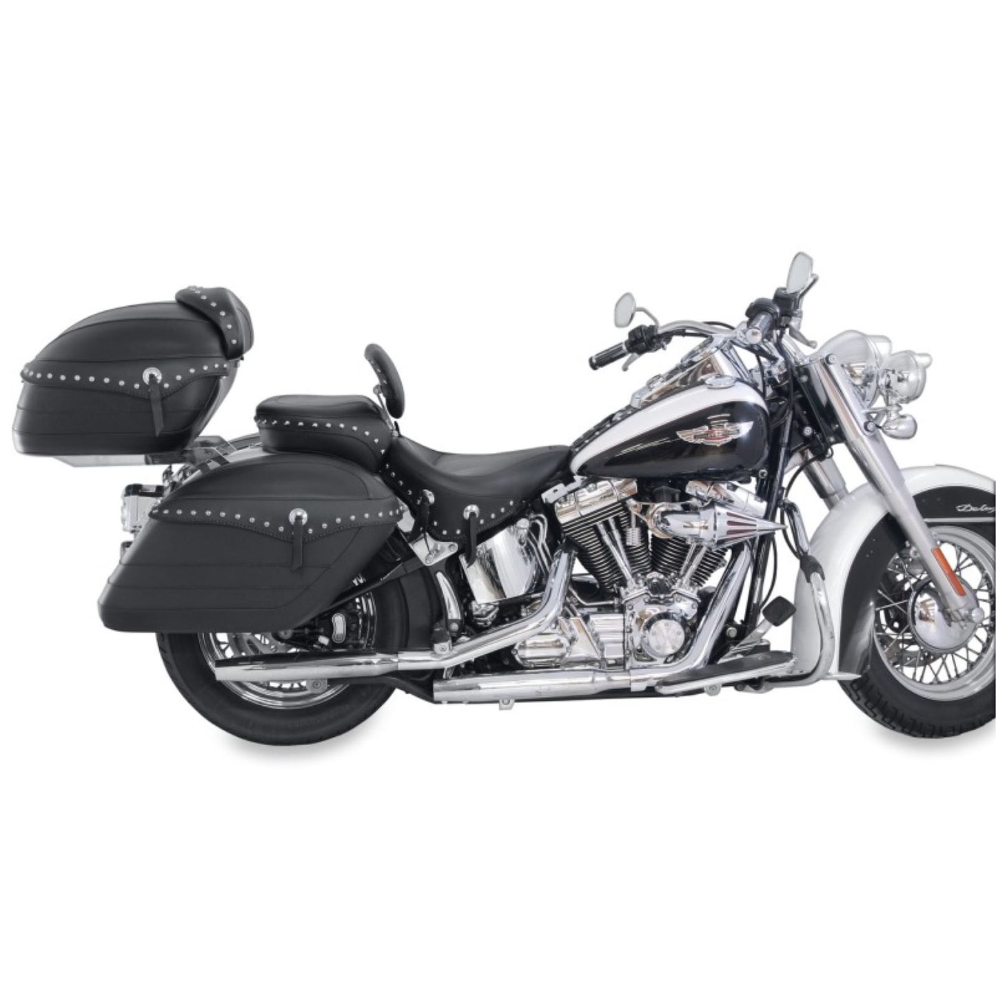 Mustang Motorcycle Products Studded Solo Seat - Driver's Backrest - Softail '06-'10 79532_1674576