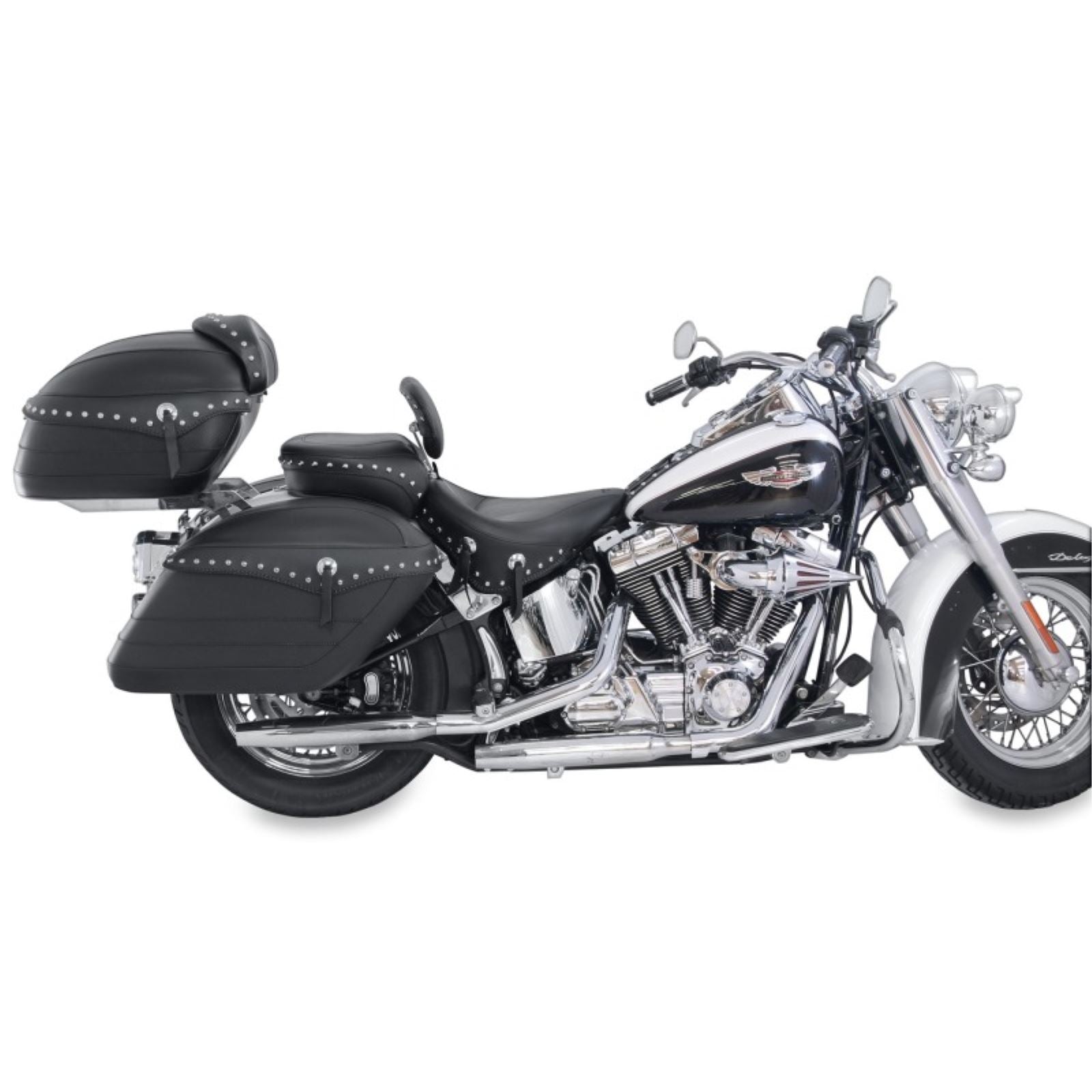 Mustang Motorcycle Products Studded Solo Seat - Driver's Backrest - Softail '06-'10 79532_1674576