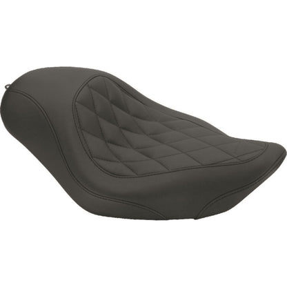 Mustang Motorcycle Products Wide Tripper Solo Seat Diamond Stitch, 12" W 76728_1674905