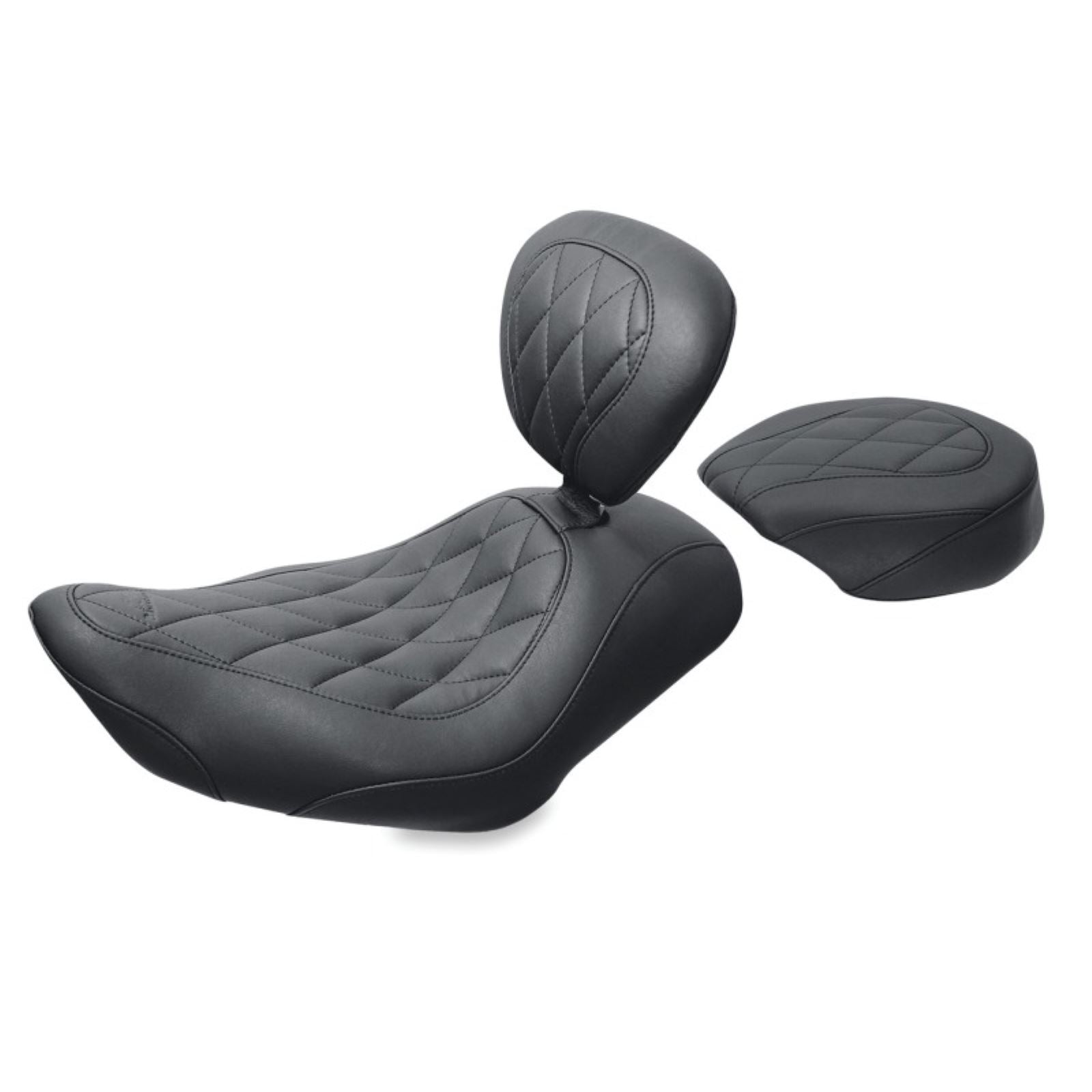 Mustang Motorcycle Products Wide Tripper Solo Seat Rear Diamond Stitch, 8.5" W [MPN: 76729]_1674248