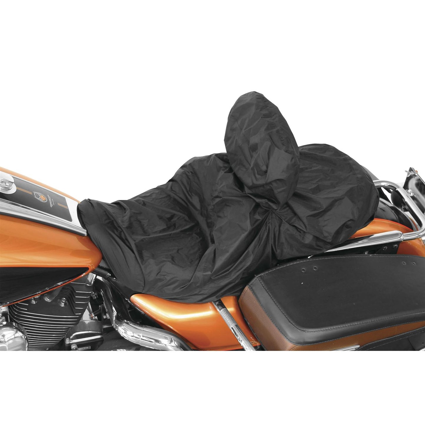 Mustang Motorcycle Products Seat Rain Cover with Driver Backrest 77599_107805