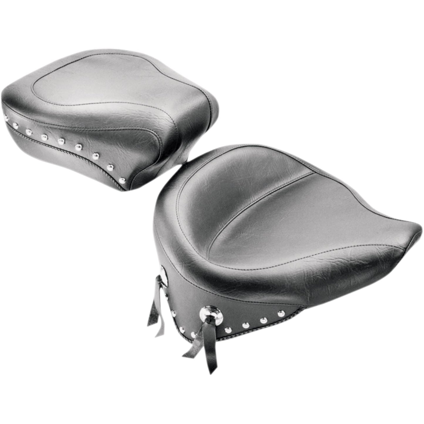 Mustang Motorcycle Products Wide Rear Seat - Studded - FLST '08-'17 76180_447462