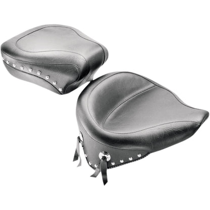 Mustang Motorcycle Products Wide Rear Seat - Studded - FLST '08-'17 76180_447462