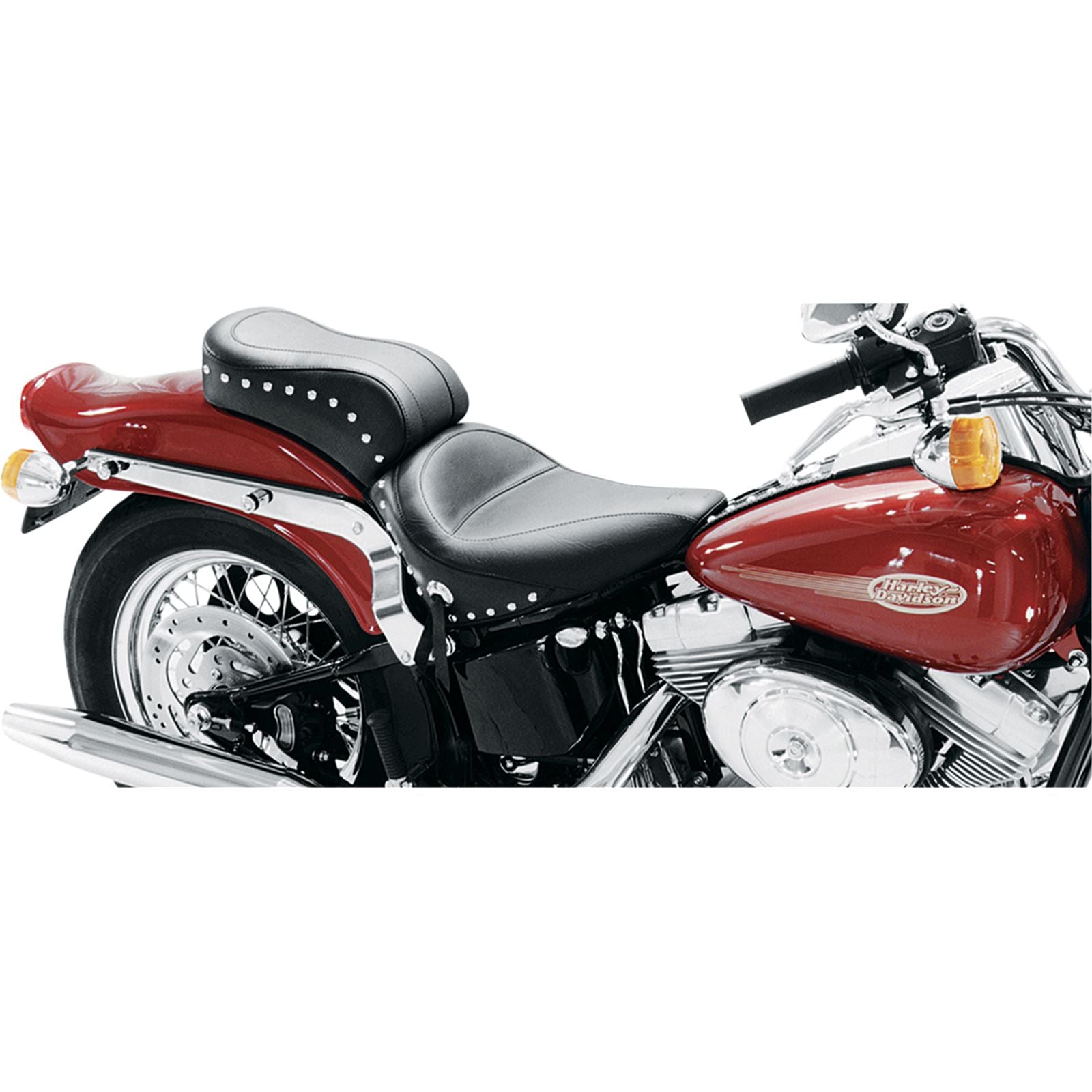 Mustang Motorcycle Products Original Studded Seat - Softail '00-'05 75076_448185
