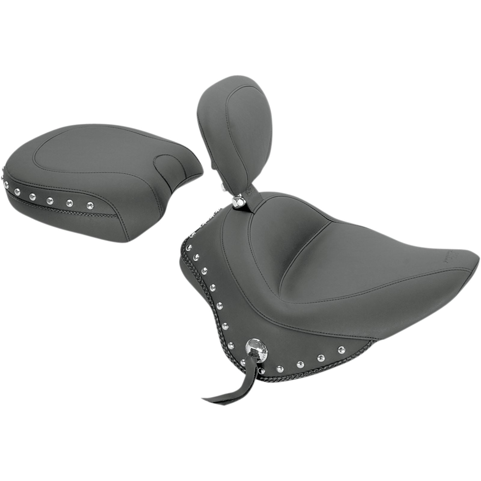 Mustang Motorcycle Products Studded Touring Solo Seat - Driver's Backrest 79740_447497