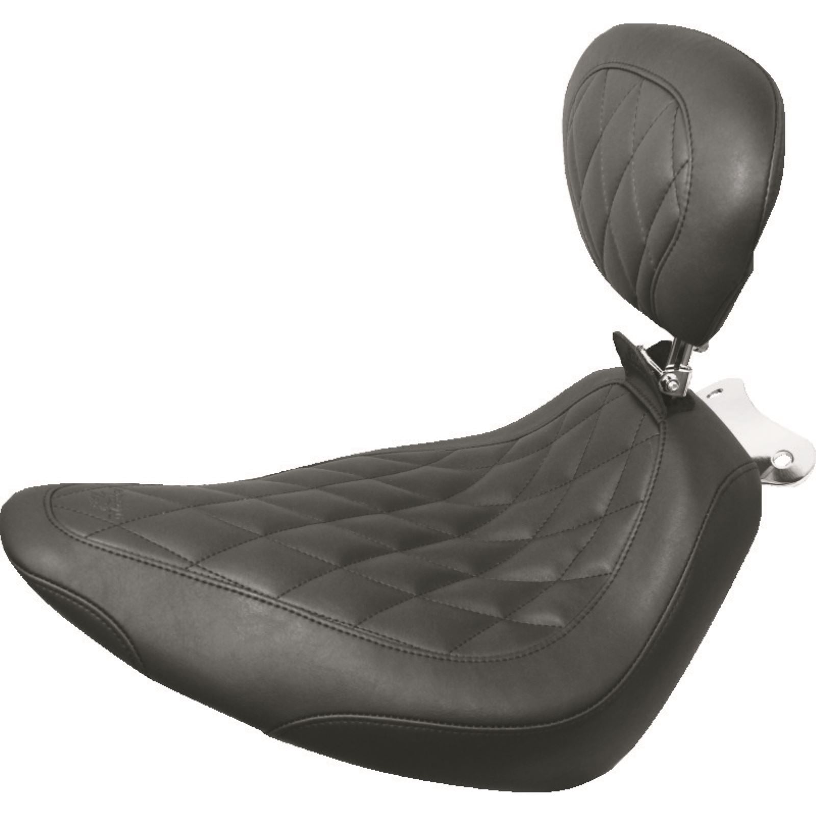Mustang Motorcycle Products Solo Seat Fender Bib - Studded Chrome 78069_1674400