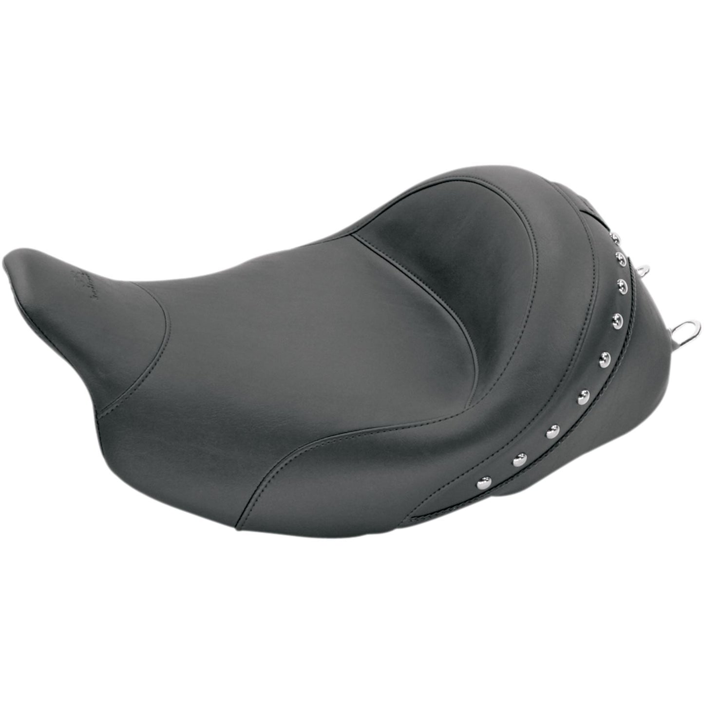 Mustang Motorcycle Products Solo Chrome Studded Seat - FL '08+ 76029_447310