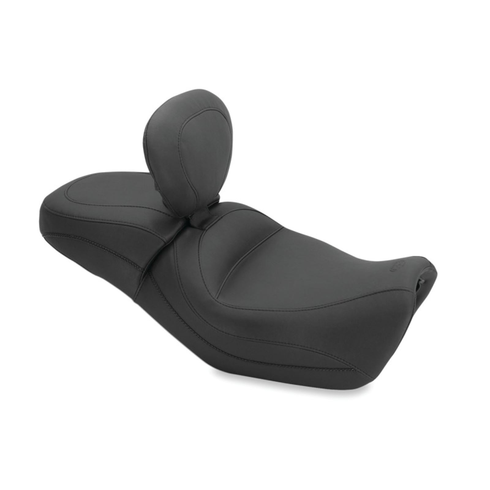 Mustang Motorcycle Products Wide Touring Seat with Driver Backrest - Street 750 79786_1674730