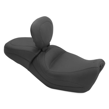 Mustang Motorcycle Products Wide Touring Seat with Driver Backrest - Street 750 79786_107887