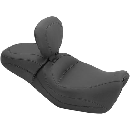 Mustang Motorcycle Products Wide Touring Seat with Driver Backrest - Street 750 79786_447959