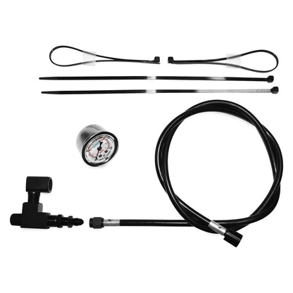 Feuling Remote Oil Pressure Gauge/Line Kit - Black 9019_107926