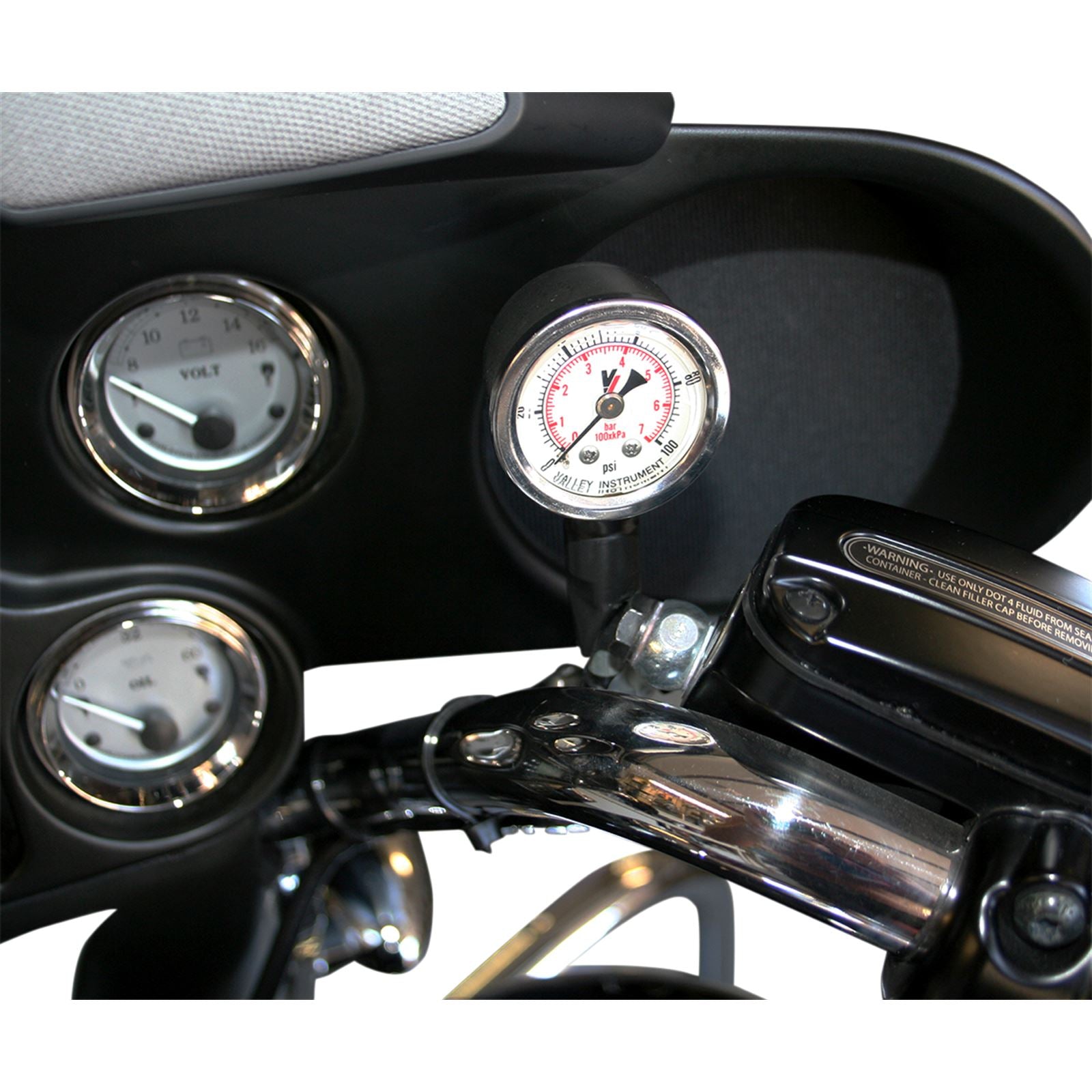 Feuling Remote Oil Pressure Gauge/Line Kit - Black 9019_387112