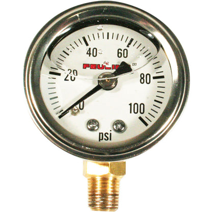 Feuling Oil Pressure Gauge - Bottom Port - White Face 9040_387113