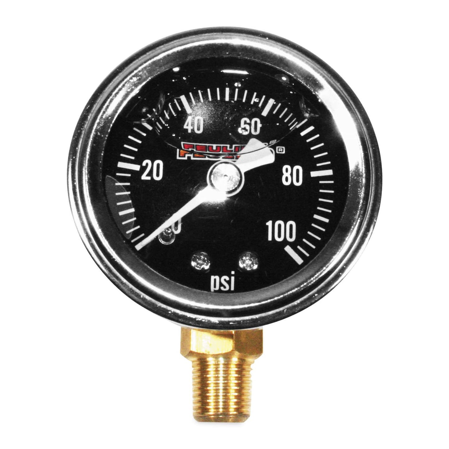 Feuling Oil Pressure Gauge - Bottom Port - Black Face 9041_107928