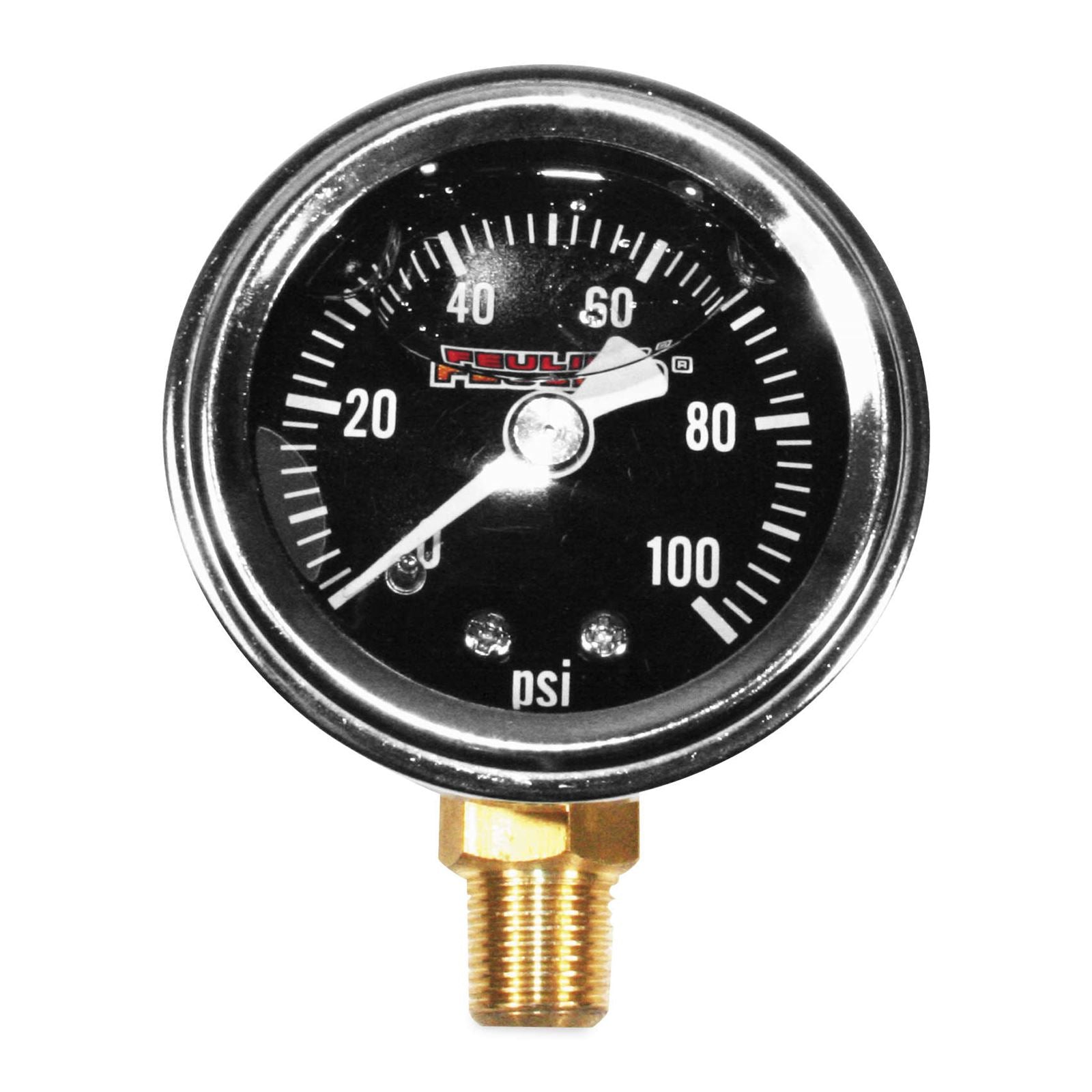 Feuling Oil Pressure Gauge - Bottom Port - Black Face 9041_107928