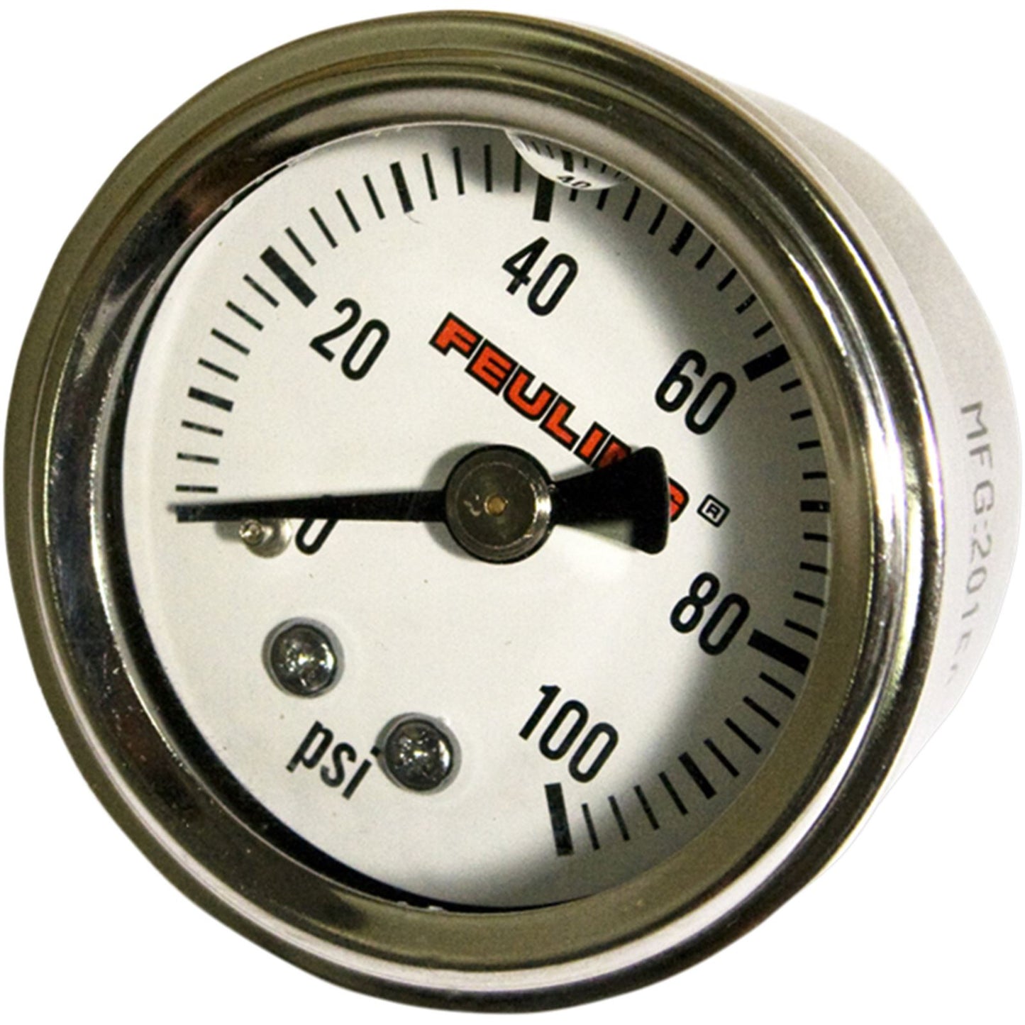 Feuling Oil Pressure Gauge - Back Port - White Face 9042_387115