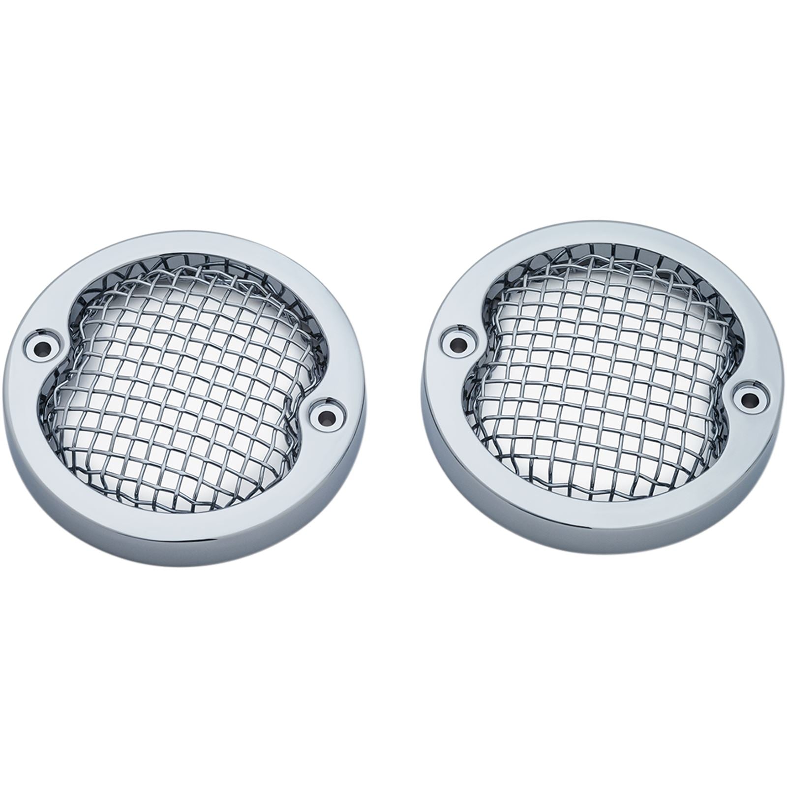 Kuryakyn Bezel Turn Signal 3 1/4" Mesh - Chrome 6513_412492