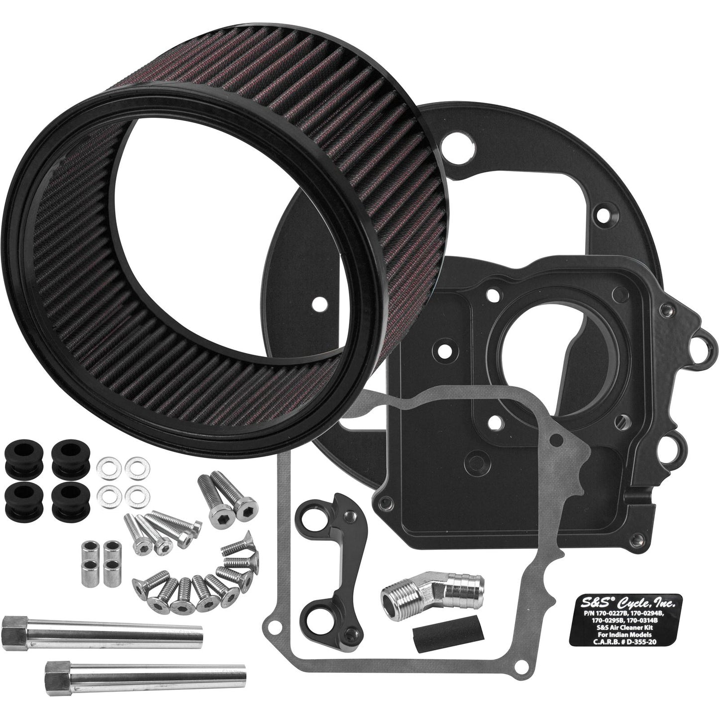 S&S Cycle Air Cleaner No Cover for Indian Chief '14-22  170-0227E_108100