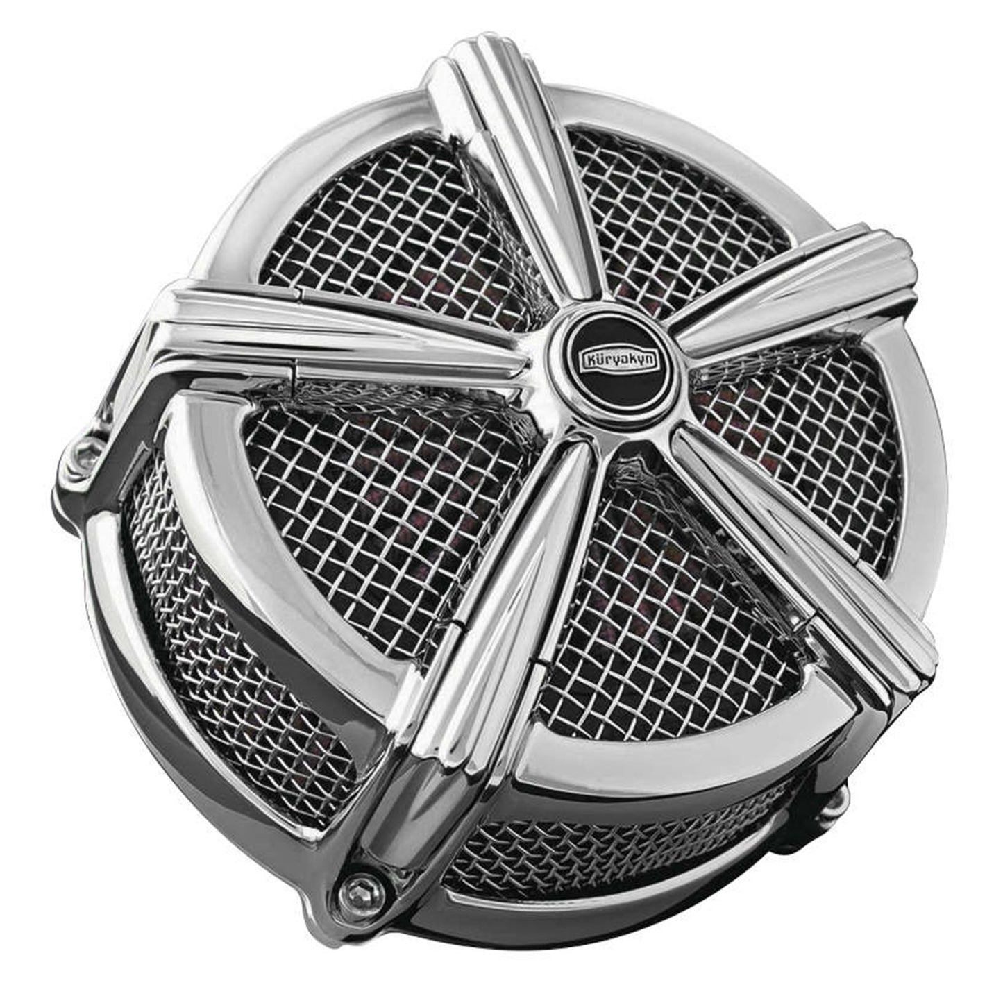 Kuryakyn Hi-Five Mach 2 Air Cleaner Kit - Chrome 9658_108111