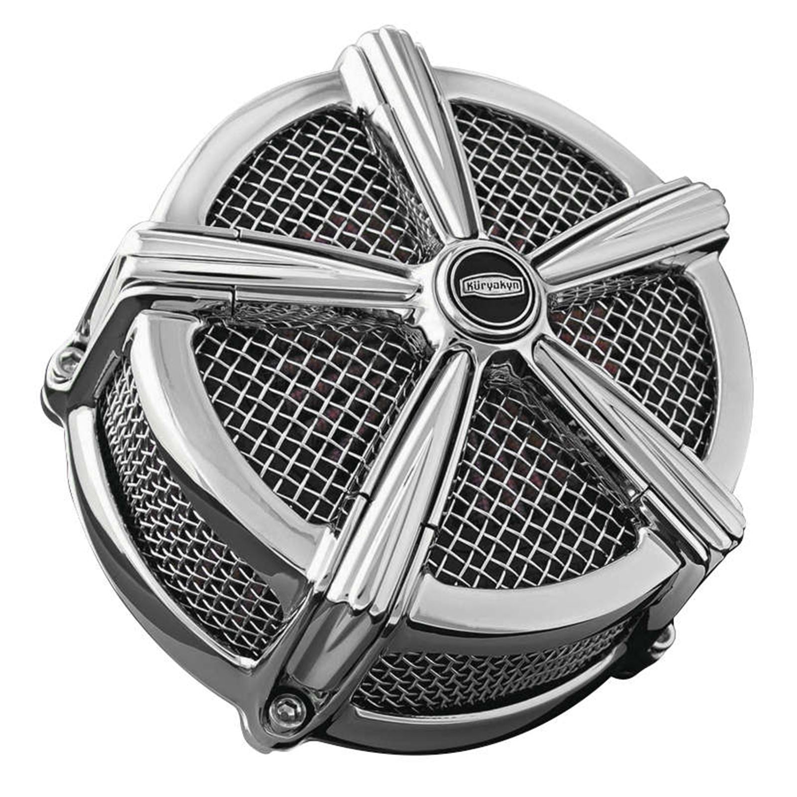 Kuryakyn Hi-Five Mach 2 Air Cleaner Kit - Chrome 9658_108111