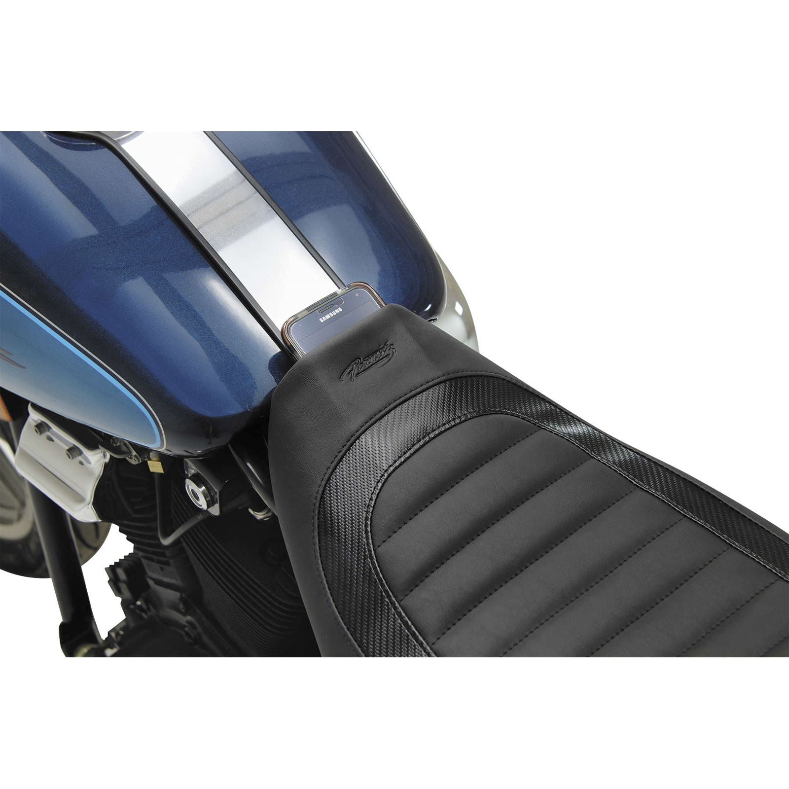 Mustang Motorcycle Products Perewitz Solo Seat - Hinge Mount - FXR 76990_108134