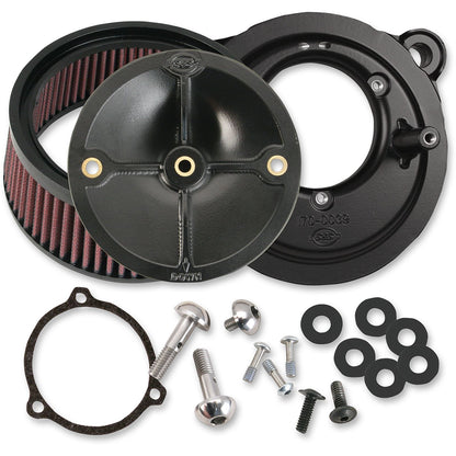 S&S Cycle Air Cleaner Stealth for 58mm Throttle Body 170-0164_469771