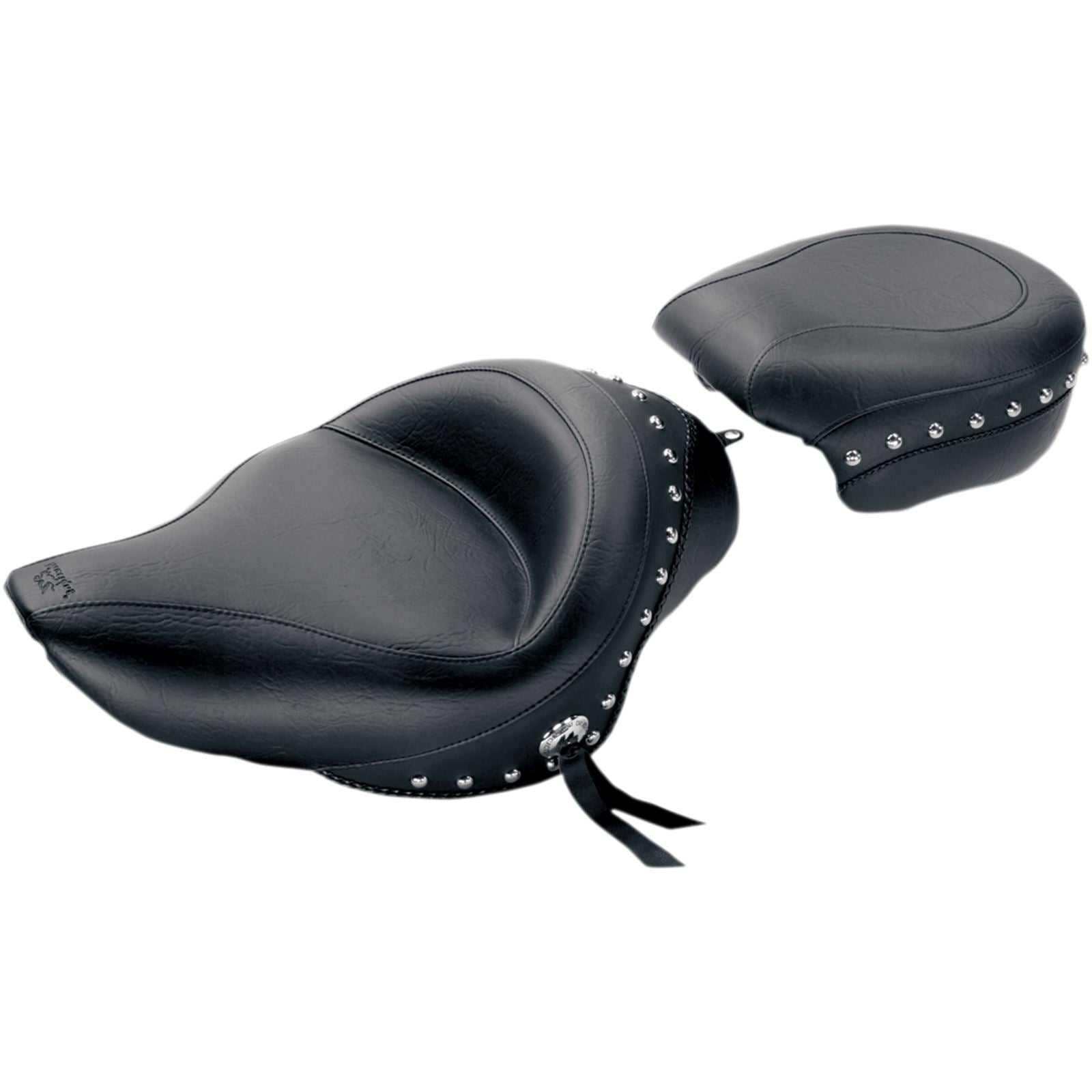 Mustang Motorcycle Products Wide Studded Solo Seat - XL '04+ 76151_447710