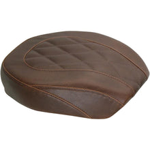 Mustang Motorcycle Products Wide Tripper Rear Seat - Diamond - Brown - Dyna 76709_447657