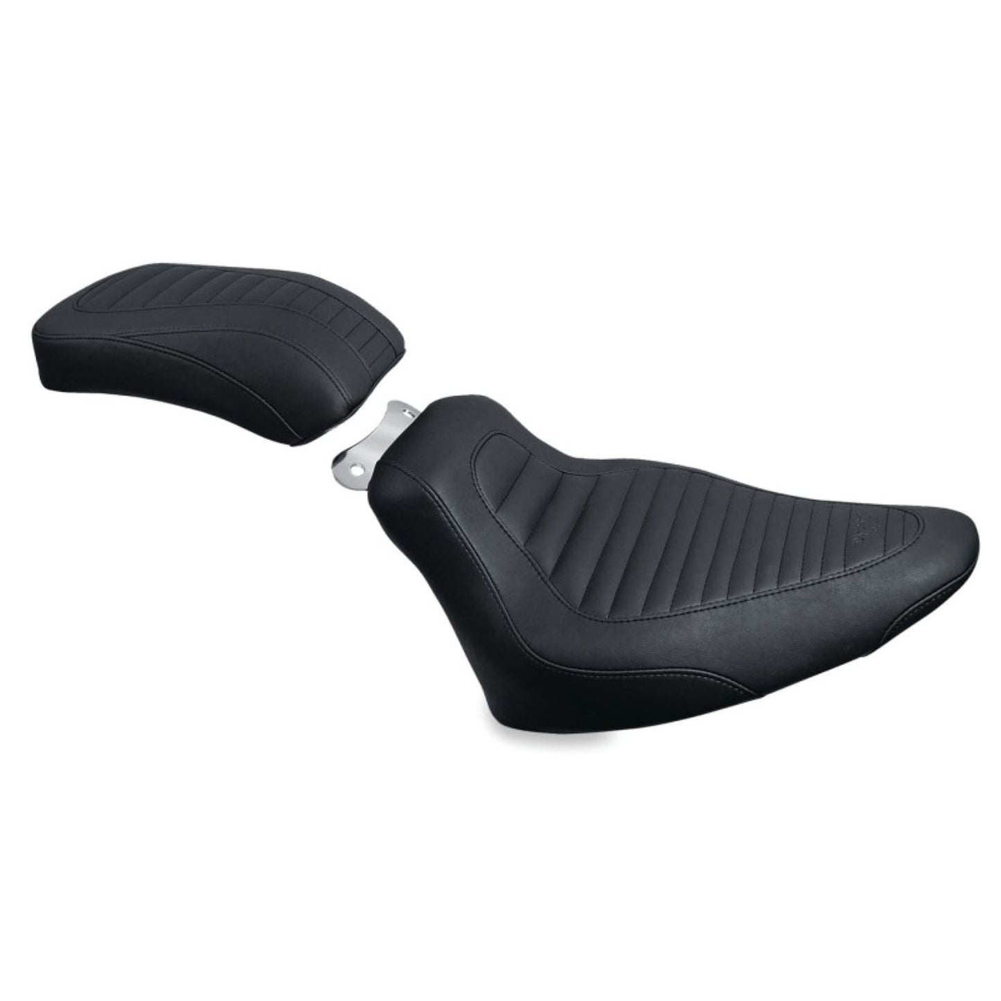 Mustang Motorcycle Products Rear Tripper Seat - Tuck and Roll -  FLST '08-'17 76737_1674269