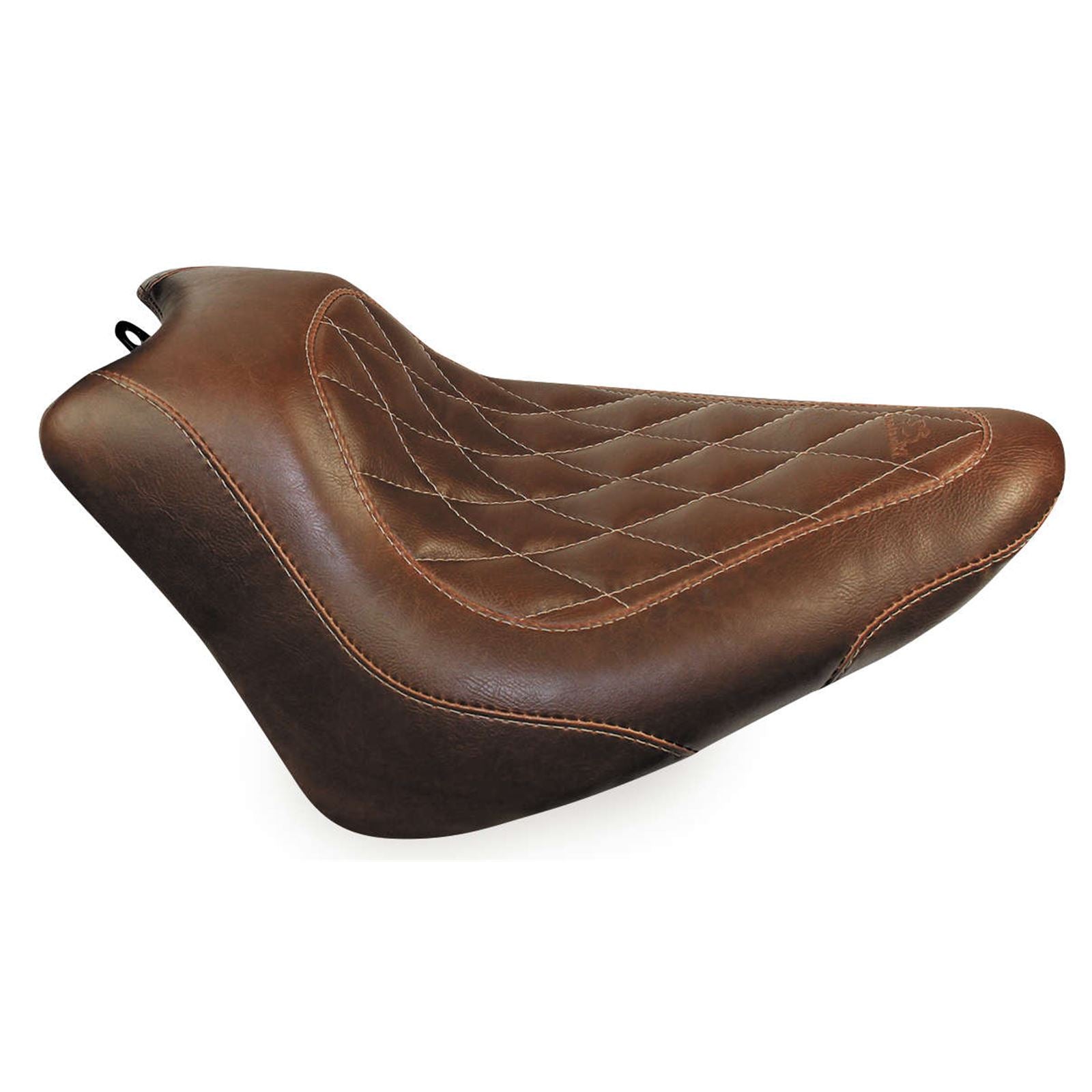 Mustang Motorcycle Products Wide Tripper Solo Seat - Brown - Diamond 76766_108274