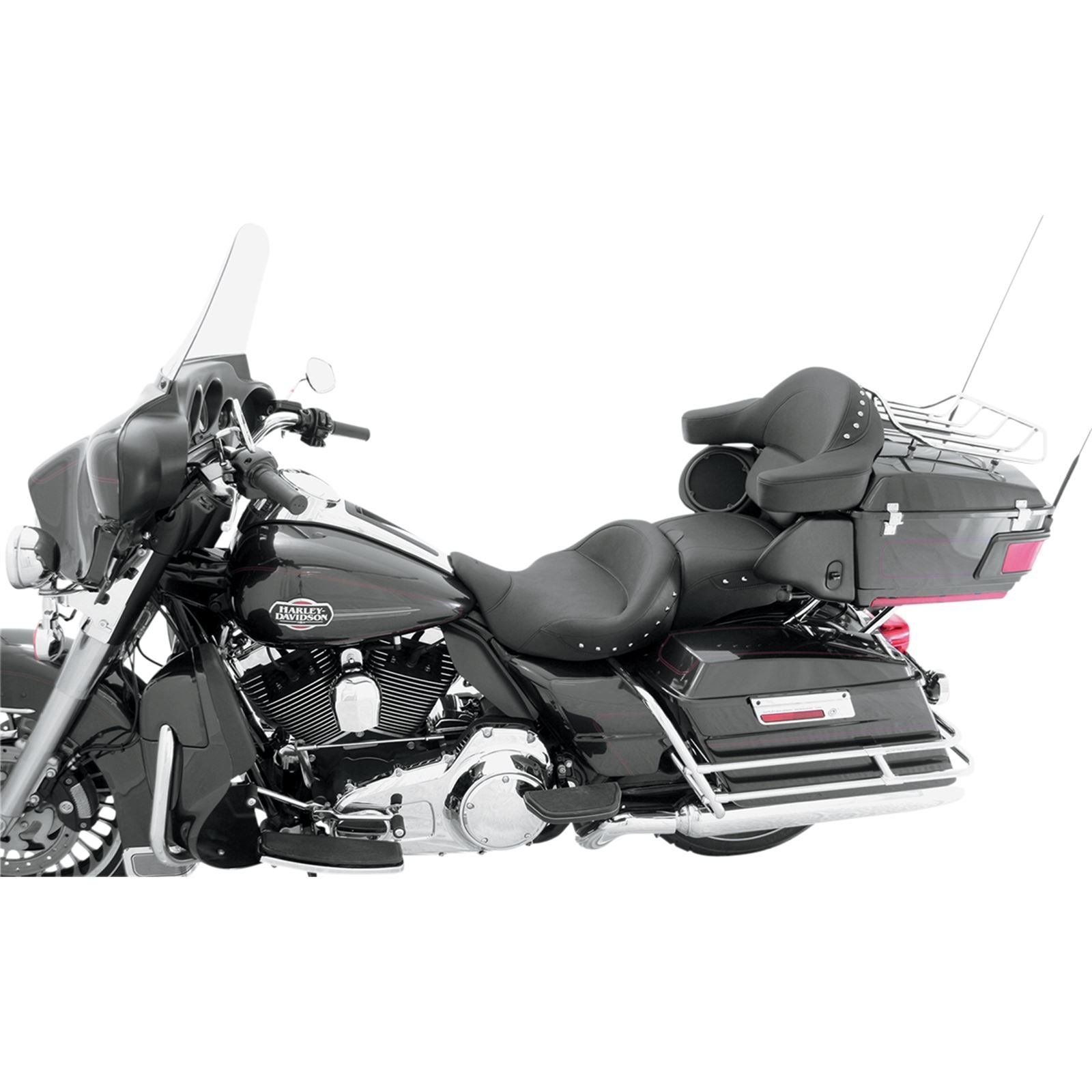Mustang Motorcycle Products Super Touring Seat - Chrome Studded 79546_447338