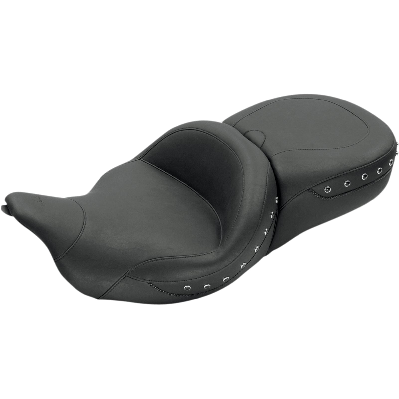 Mustang Motorcycle Products Super Touring Seat - Black Studded 79547_447339