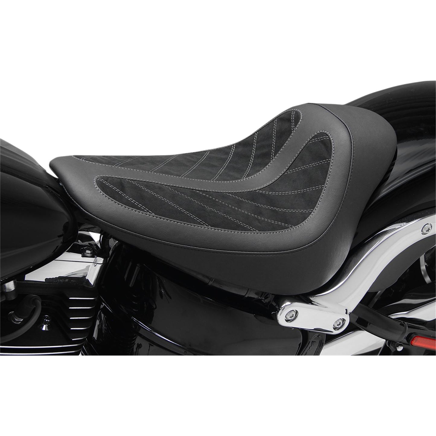 Mustang Motorcycle Products Kodlin Solo Seat - Black - FXSB 76276_447529