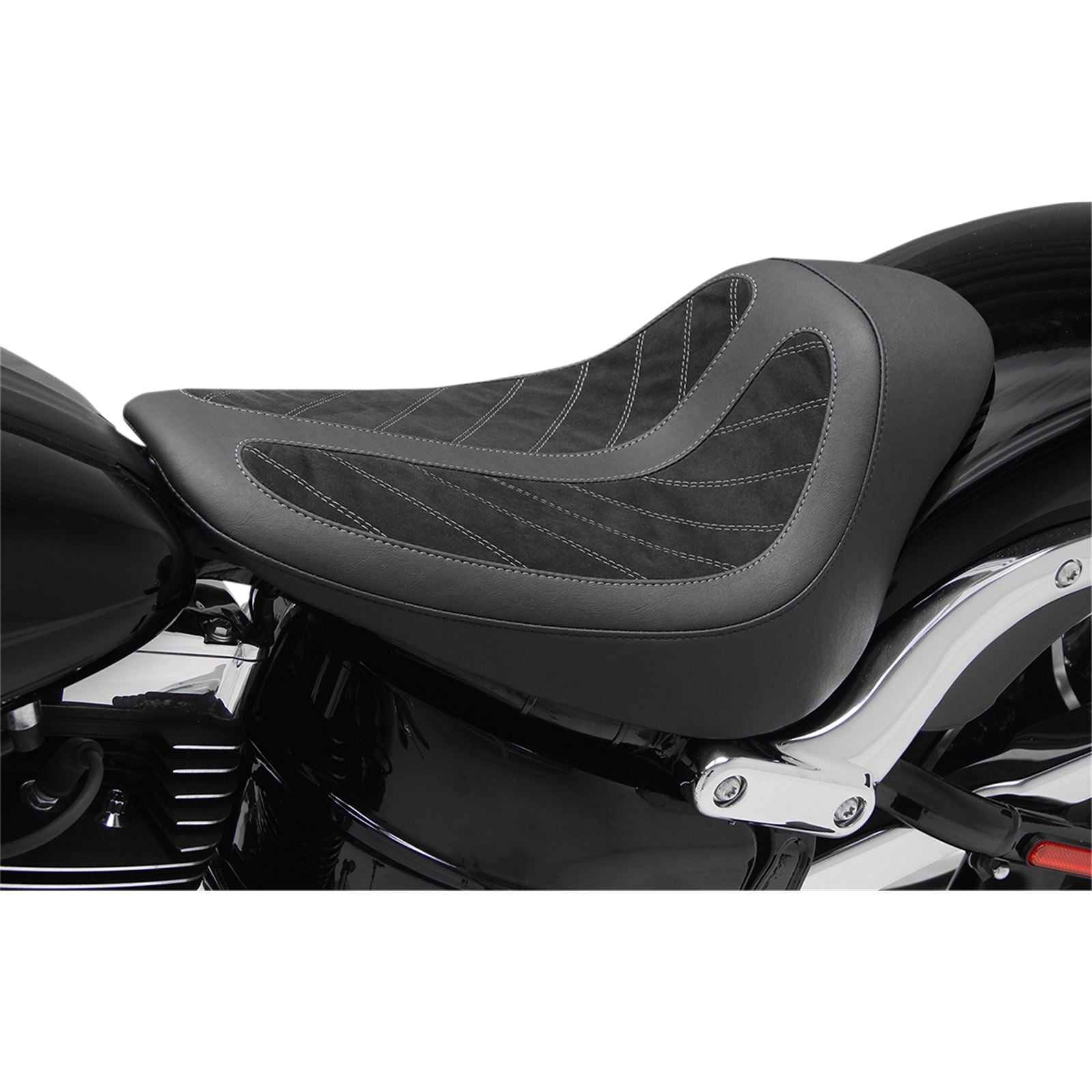 Mustang Motorcycle Products Kodlin Solo Seat - Black - FXSB 76276_447529