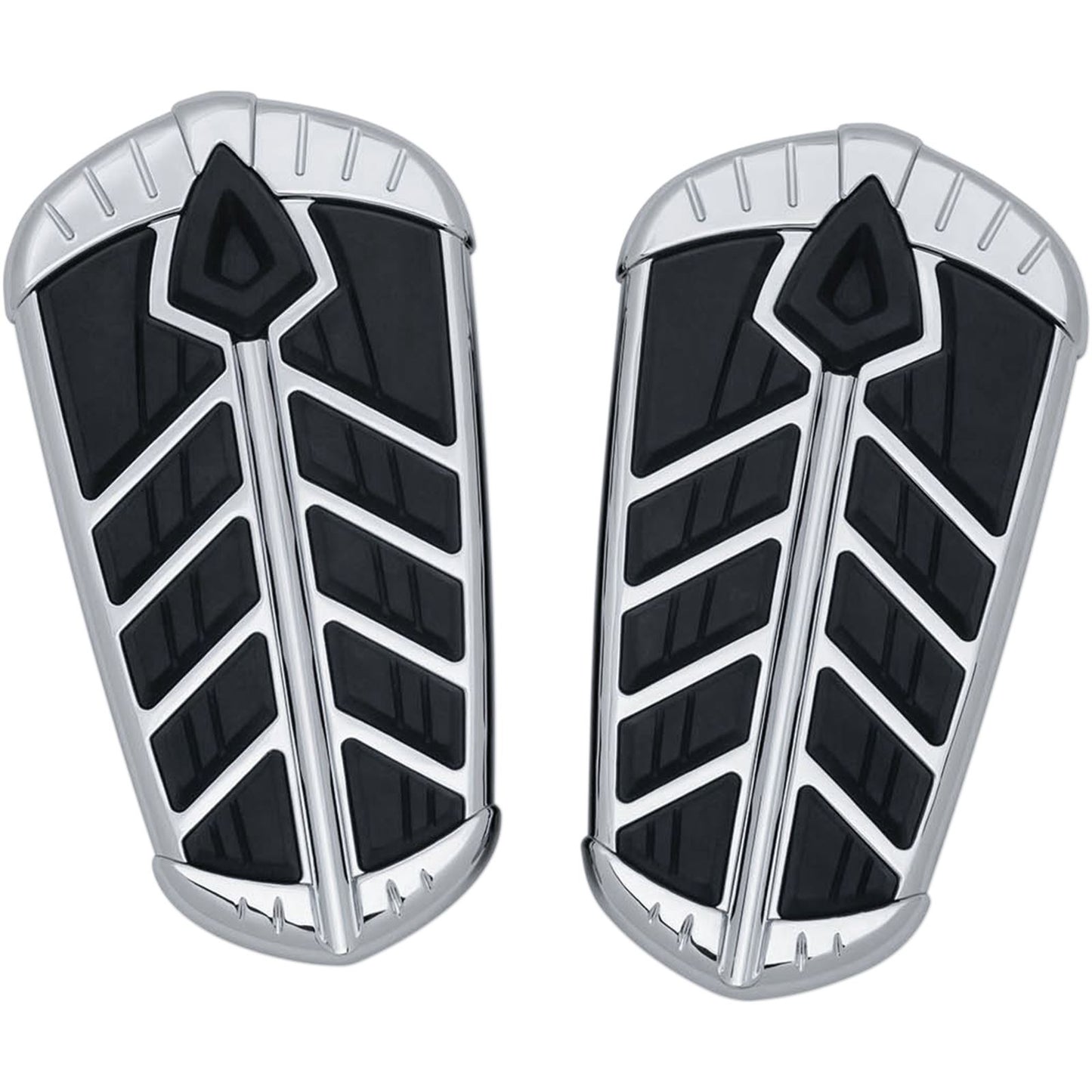 Kuryakyn Passenger Spear Floorboard Insert - Chrome 5656_412201
