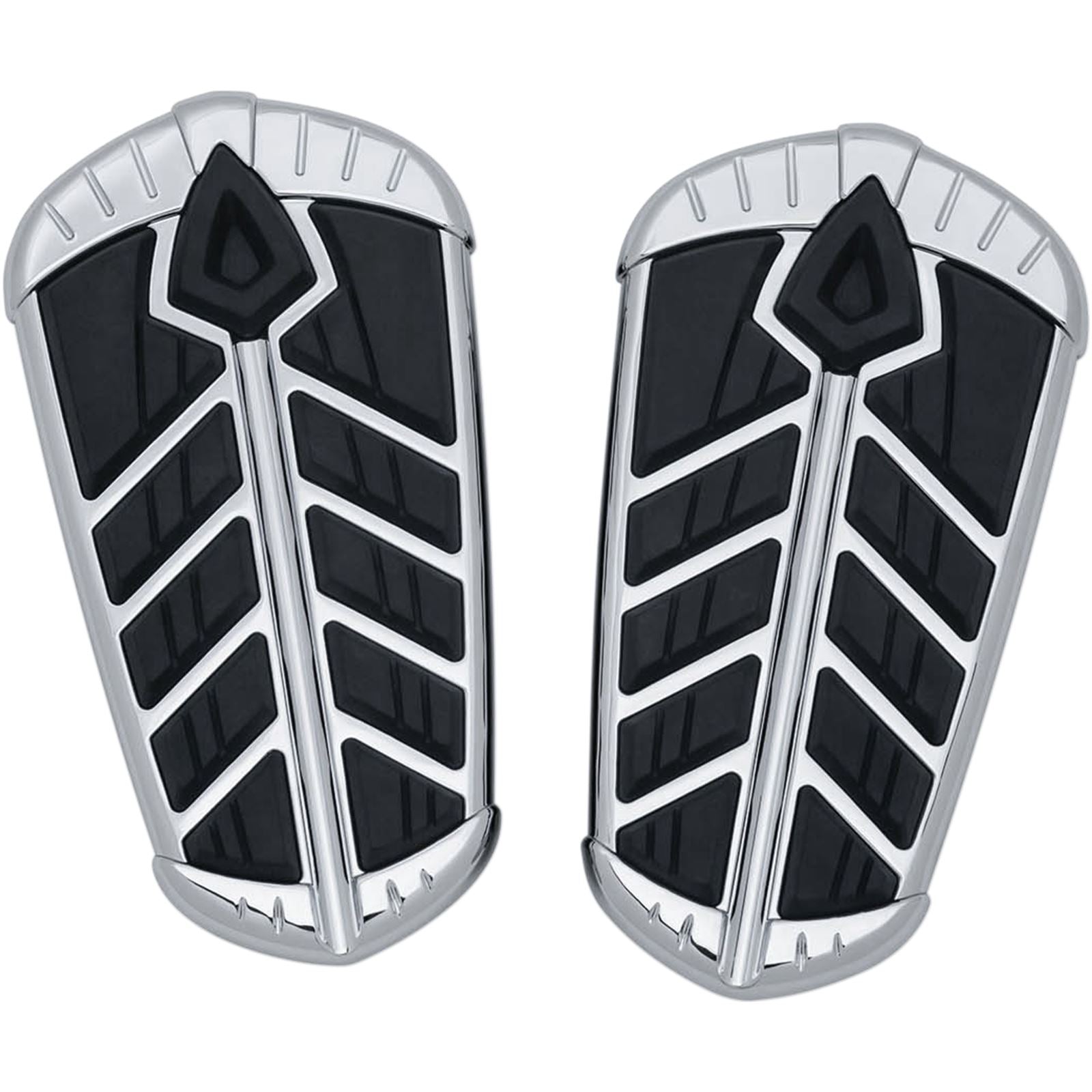 Kuryakyn Passenger Spear Floorboard Insert - Chrome 5656_412201