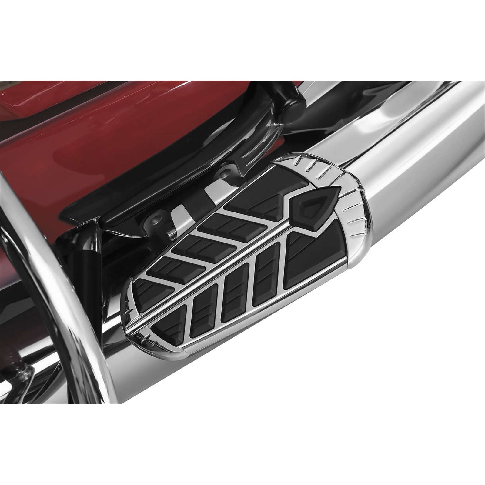 Kuryakyn Passenger Spear Floorboard Insert - Chrome 5656_108324