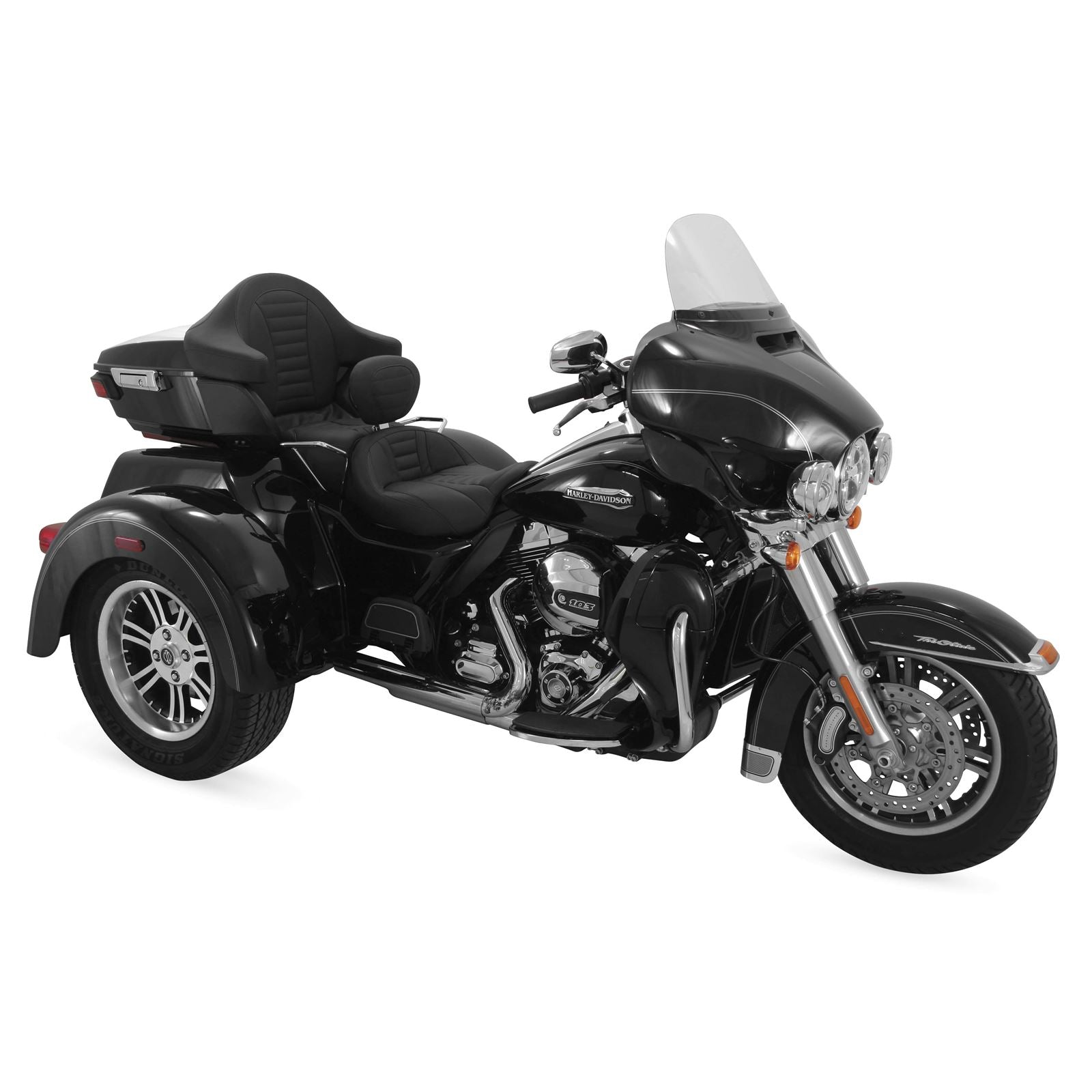 Mustang Motorcycle Products Deluxe Touring Seat - FLH 79006_108423