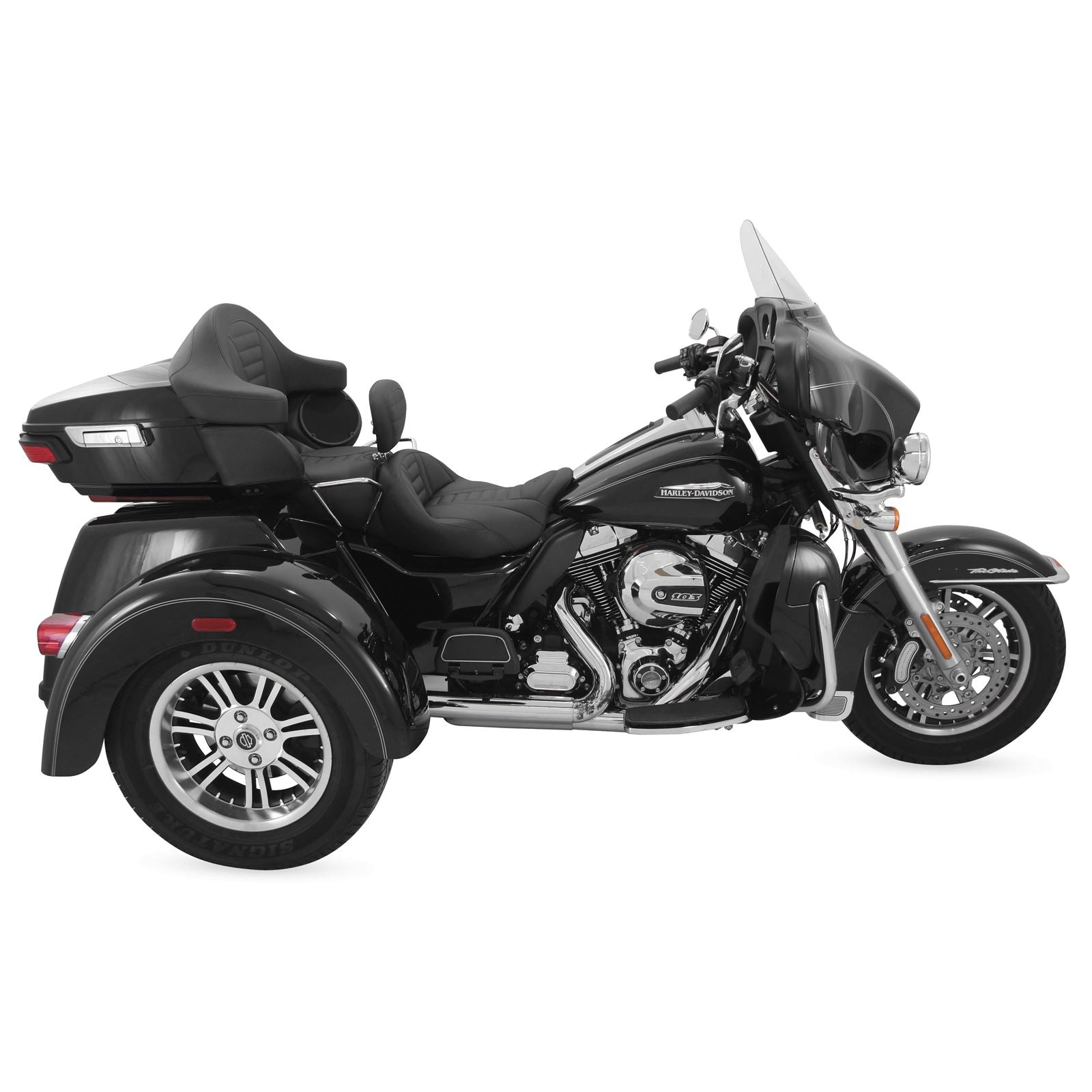 Mustang Motorcycle Products Deluxe Touring Seat - FLH 79006_108424