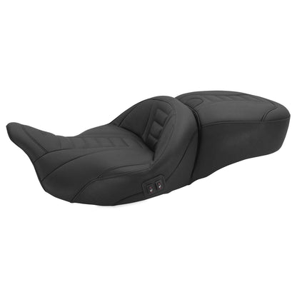 Mustang Motorcycle Products Heated Deluxe Touring Seat 79007_108426