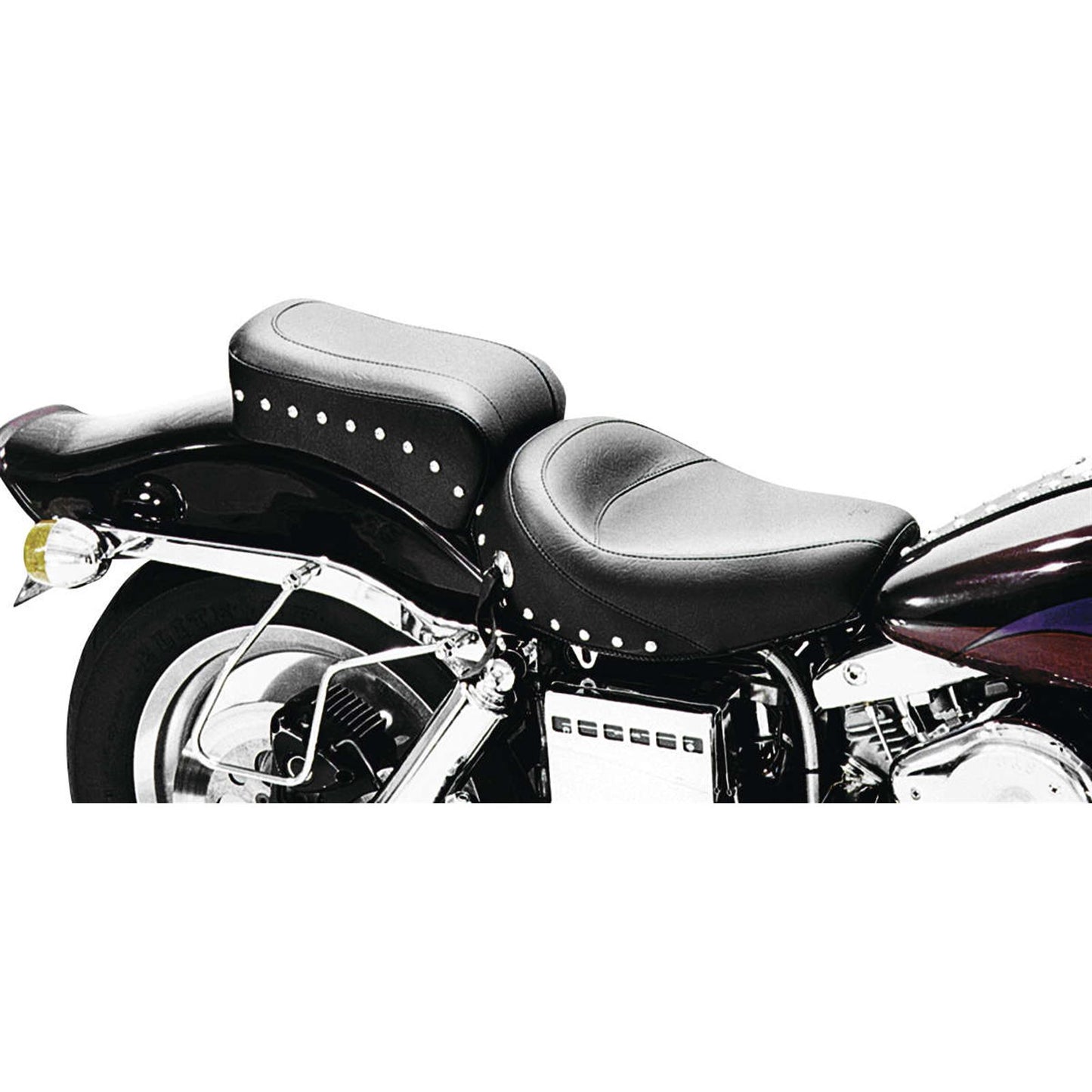 Mustang Motorcycle Products Studded Seat - FX/FL '58-'84 75302_108443