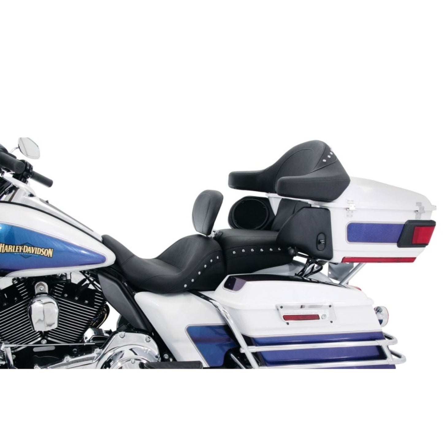 Mustang Motorcycle Products Extended Arm Backrest - FLT 75332_1673984