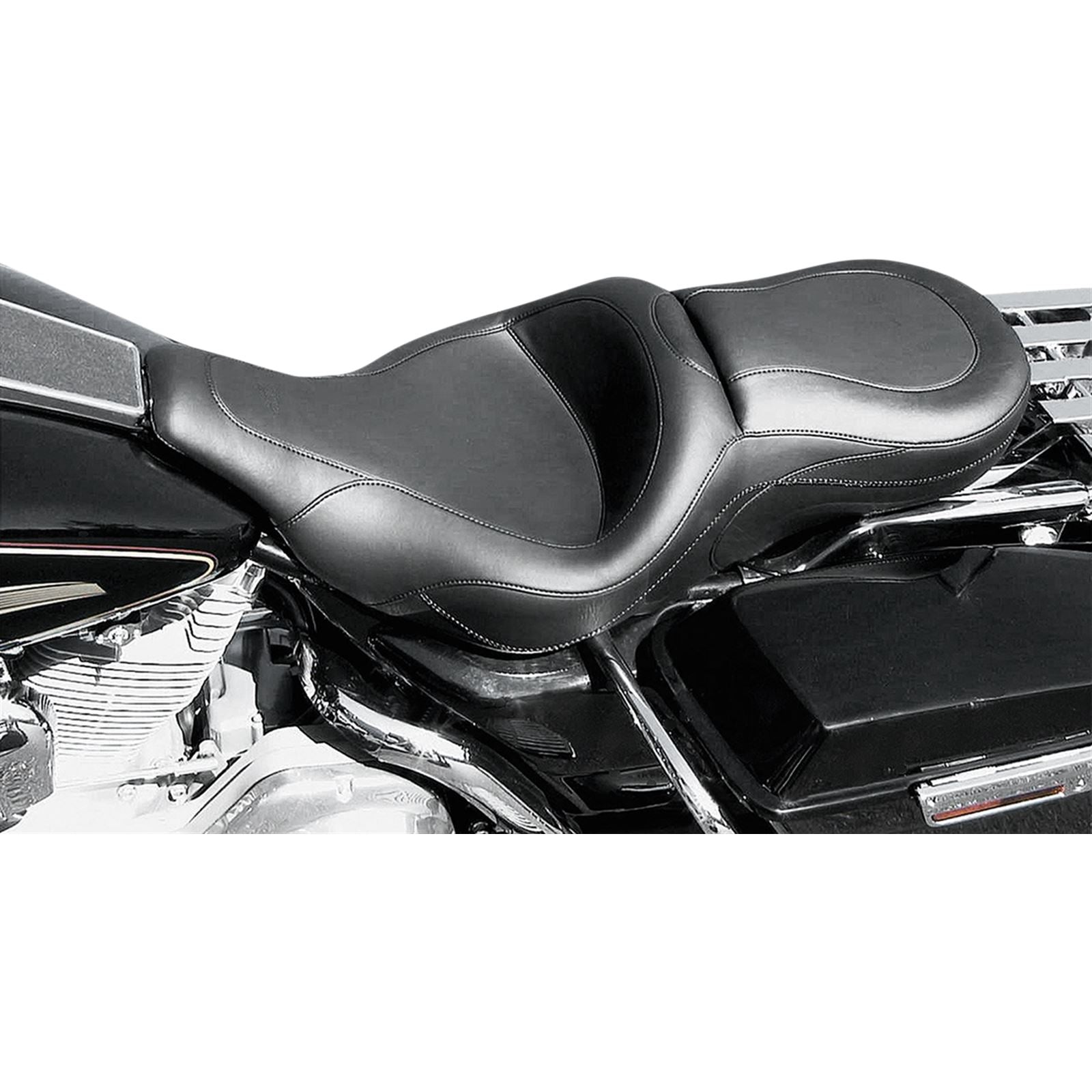 Mustang Motorcycle Products Sport Seat - Plain - '97-'07 FLT 75454_447291