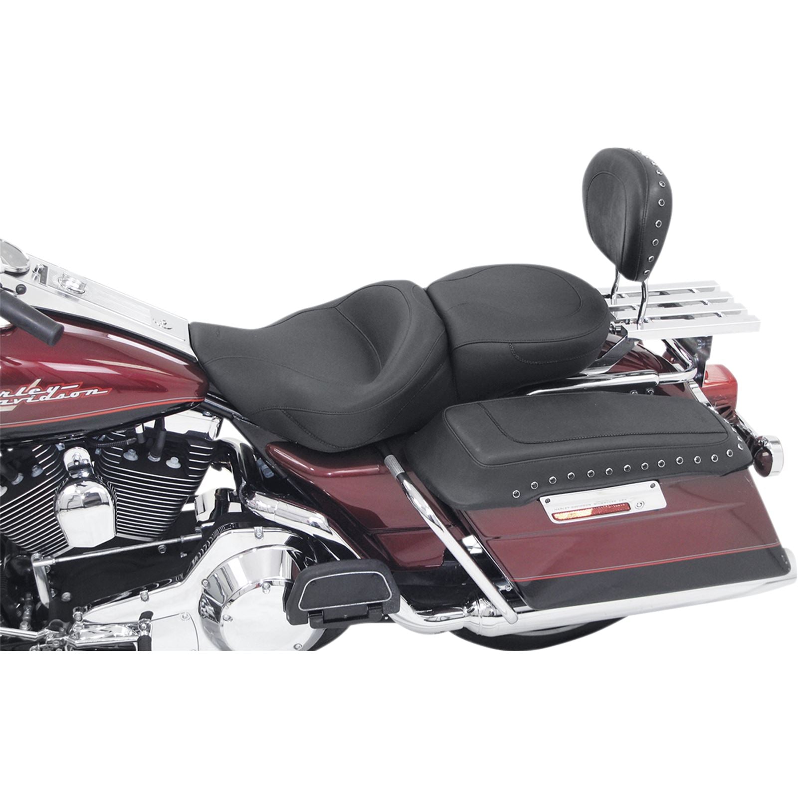 Mustang Motorcycle Products Vintage Wide Touring Seat - Road King '97-'07 75464_447746