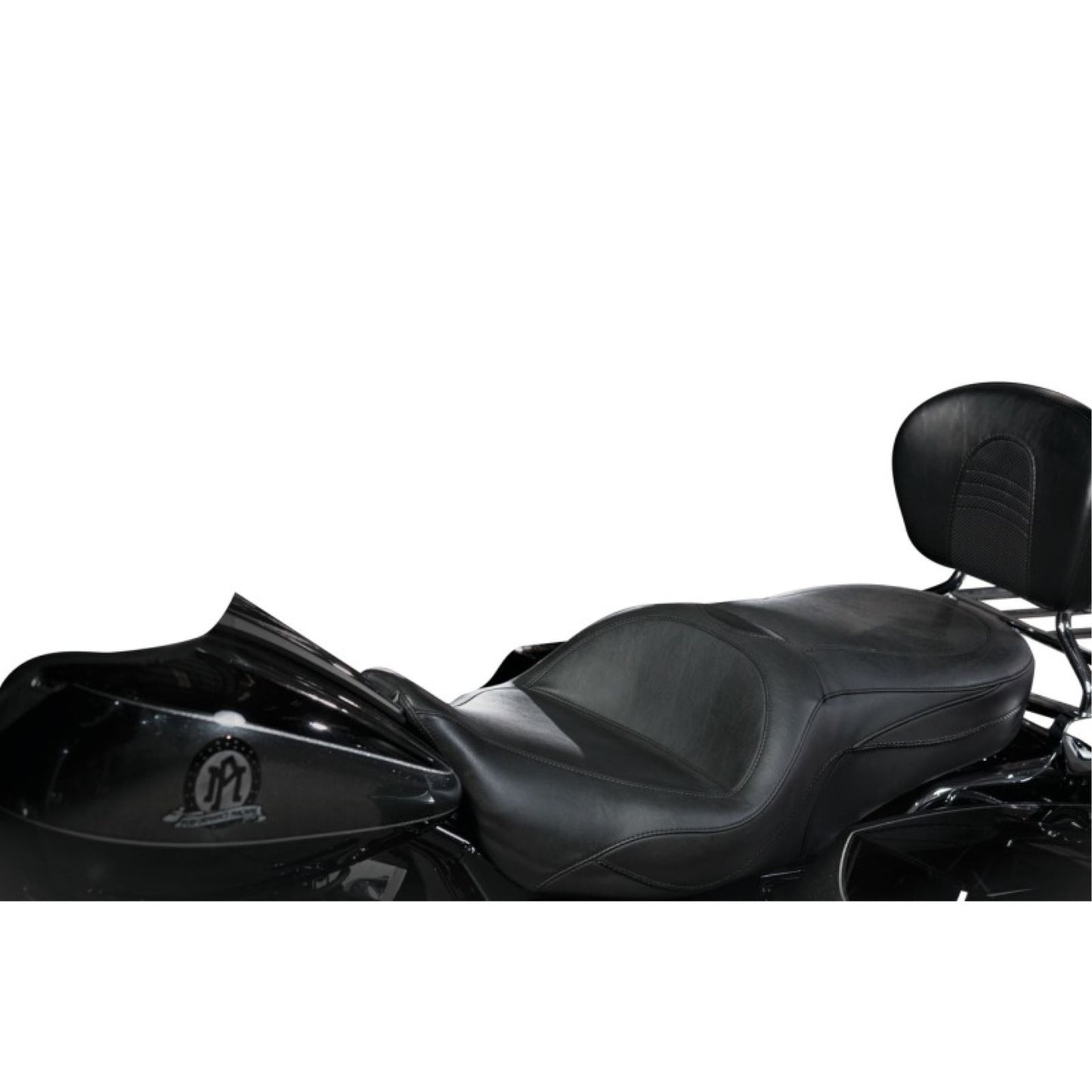 Mustang Motorcycle Products Sport Seat - Plain - '97-'07 FLHR 75486_1673971