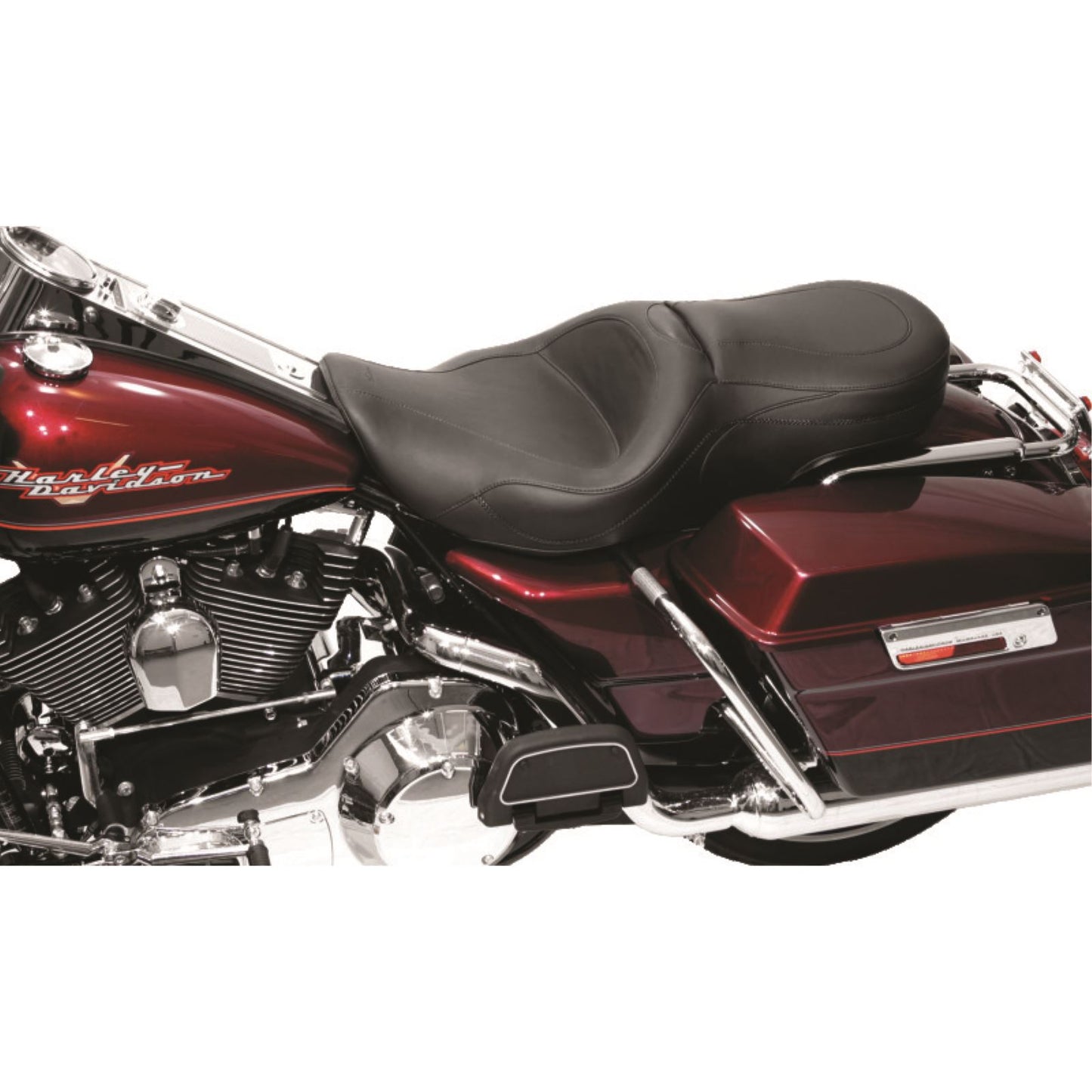 Mustang Motorcycle Products Sport Seat - Plain - '97-'07 FLHR 75486_1673970