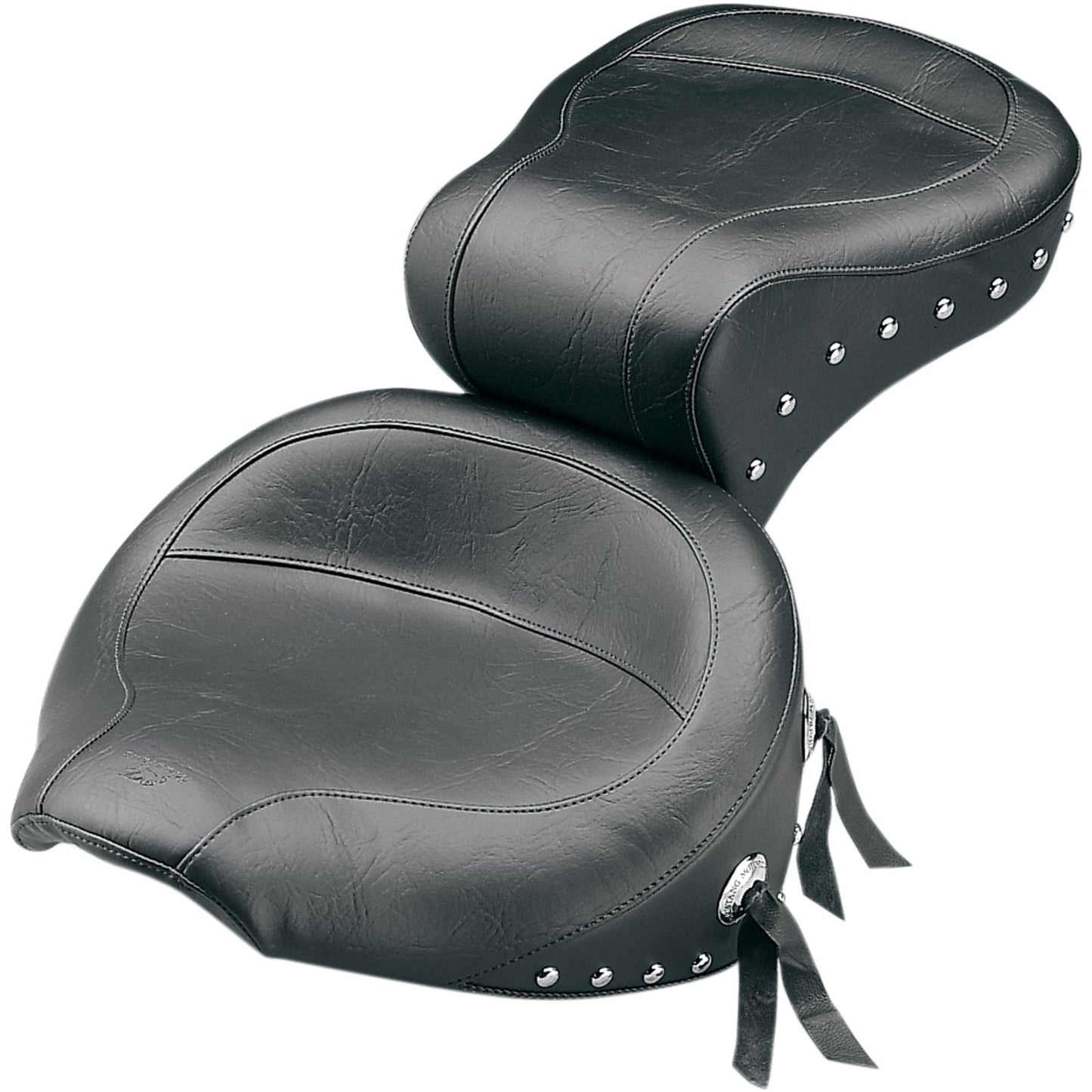 Mustang Motorcycle Products Wide Studded Touring Seat - Softail '84-'99 75503_448234