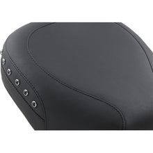 Mustang Motorcycle Products Wide Touring Pillion Pads - Black - Studded - '99+ FL 75579_448240