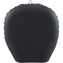 Mustang Motorcycle Products Wide Touring Pillion Pads - Black - Studded - '99+ FL 75579_448241